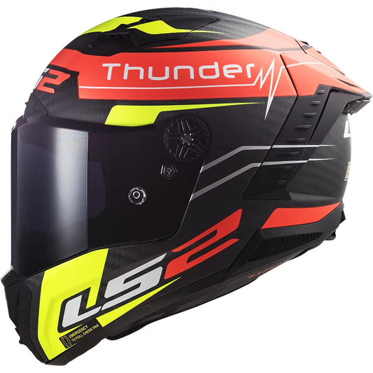 LS2 FF805 THUNDER ATTACK MATT RED H-V YELLOW-06