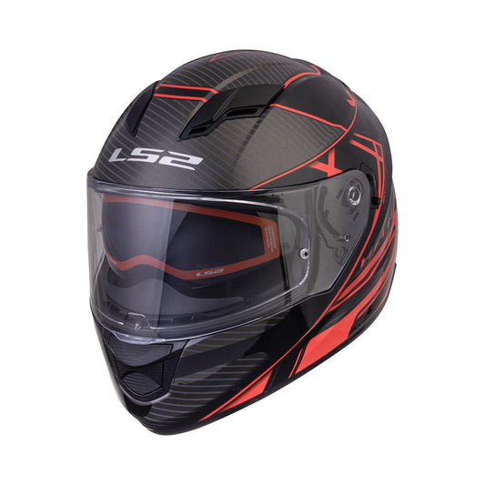 LS2 FF320 STREAM EVO LEVEL BLACK RED