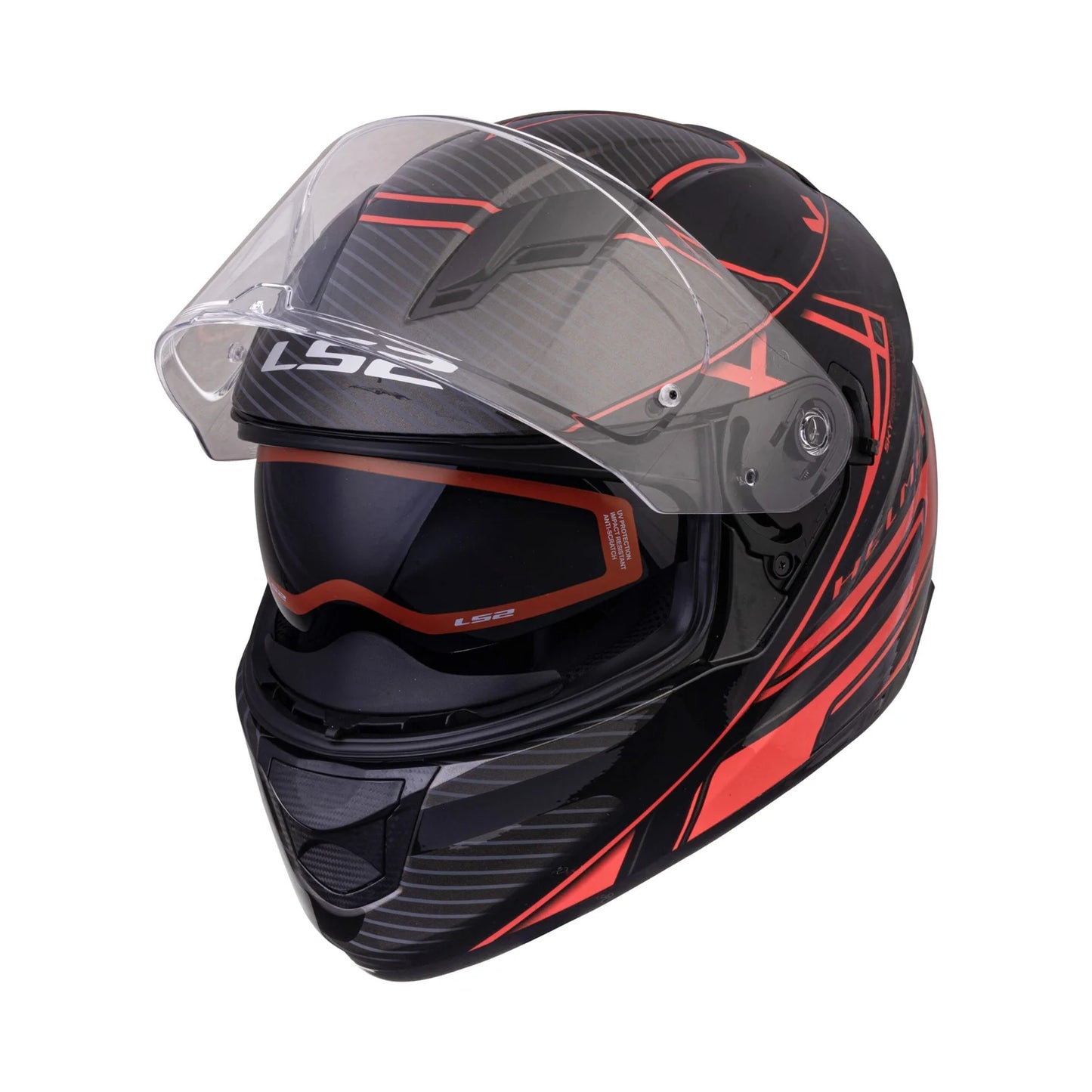 LS2 FF320 STREAM EVO LEVEL BLACK RED