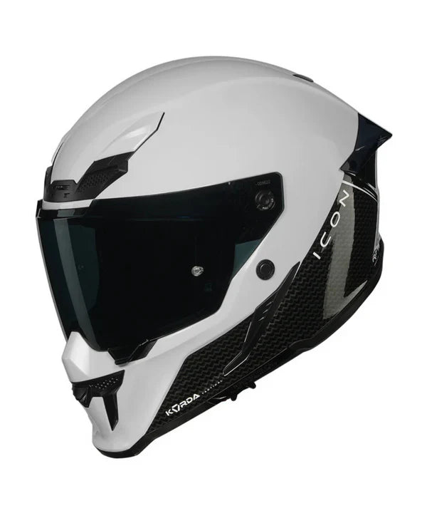 KORDA ICON SOLID DUO HELMET - GLOSS WHITE
