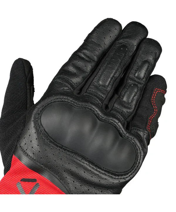 KORDA TRIAD RIDING GLOVES - BLACK FLUORESCENT YELLOW