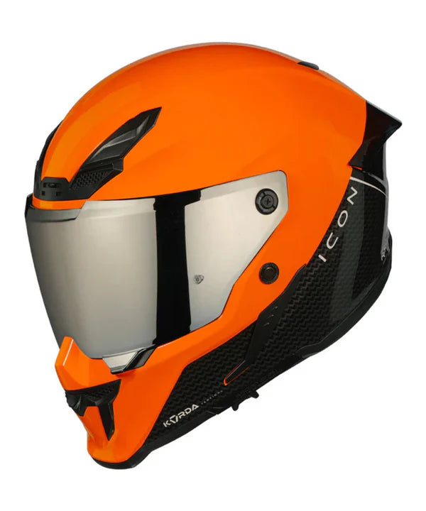 KORDA ICON DUO HELMET - GLOSS BLACK ORANGE