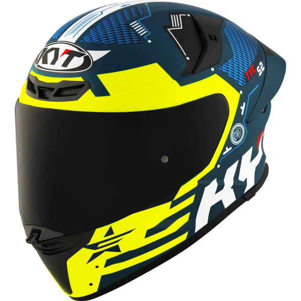 KYT TT REVO  HELMET - FUSELAGE YELLOW MATT
