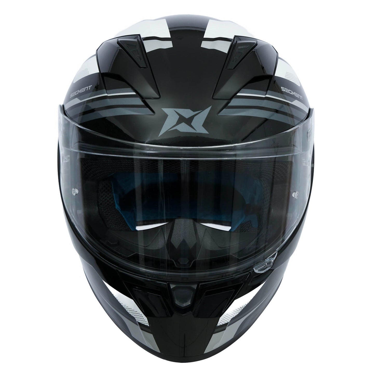 AXXIS FF117B SEGMENT VISUAL B0 HELMET - GLOSS