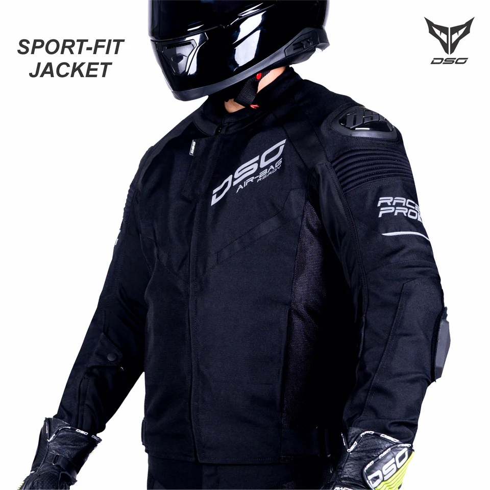 DSG RACE PRO V2 RIDING JACKET - BLACK