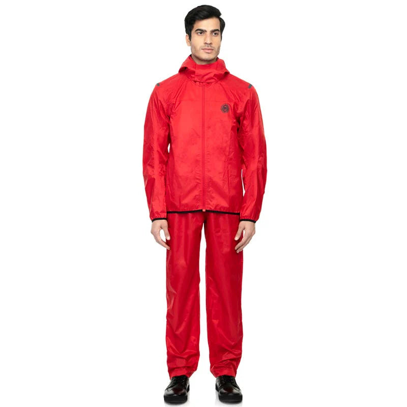 ROYAL ENFIELD MONSOON RAIN SUIT - RED