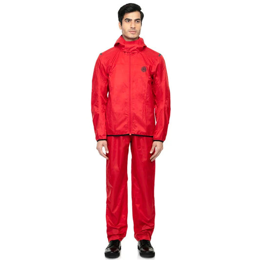 ROYAL ENFIELD MONSOON RAIN SUIT - RED