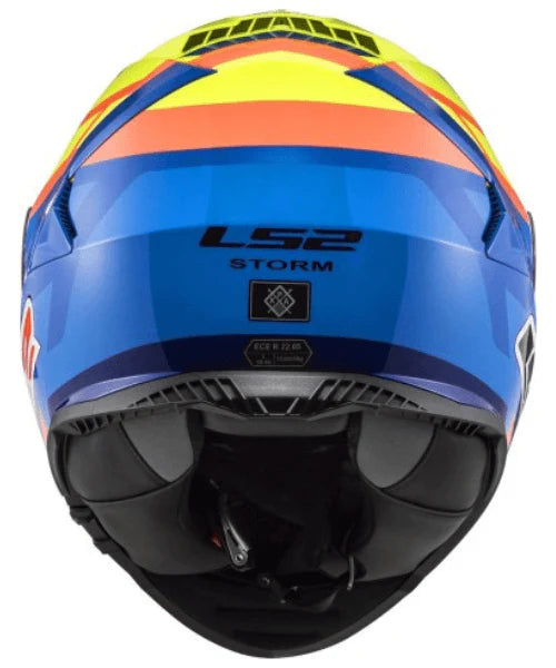 LS2 FF800 SALVADOR REPLICA HELMET - BLUE H-V YELLOW