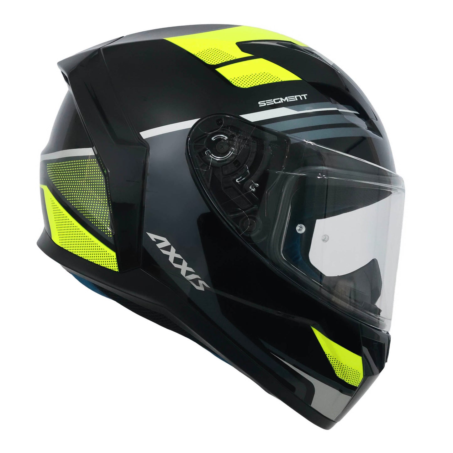 AXXIS FF117B SEGMENT VISUAL B3 HELMET - FLUOR GLOSS