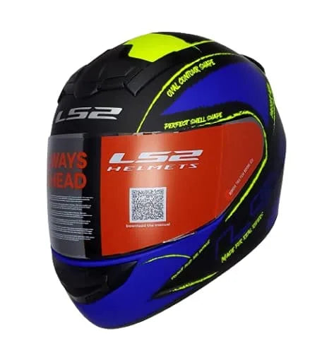 LS2 FF352 BRUSH BLACK YELLOW