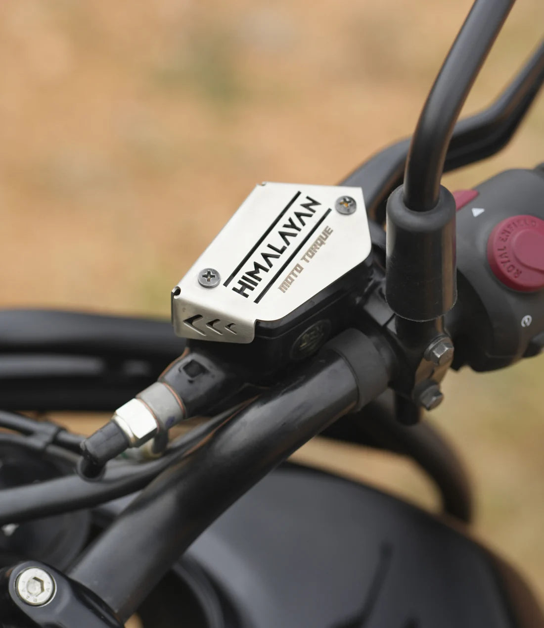 MOTO TORQUE HIMALAYAN 450 - FRONT MASTER CYLINDER GUARD (SS)