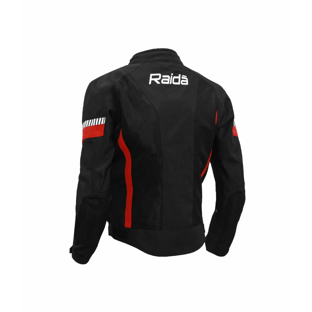 RAIDA BOLT MOTORCYCLE JACKET | RED