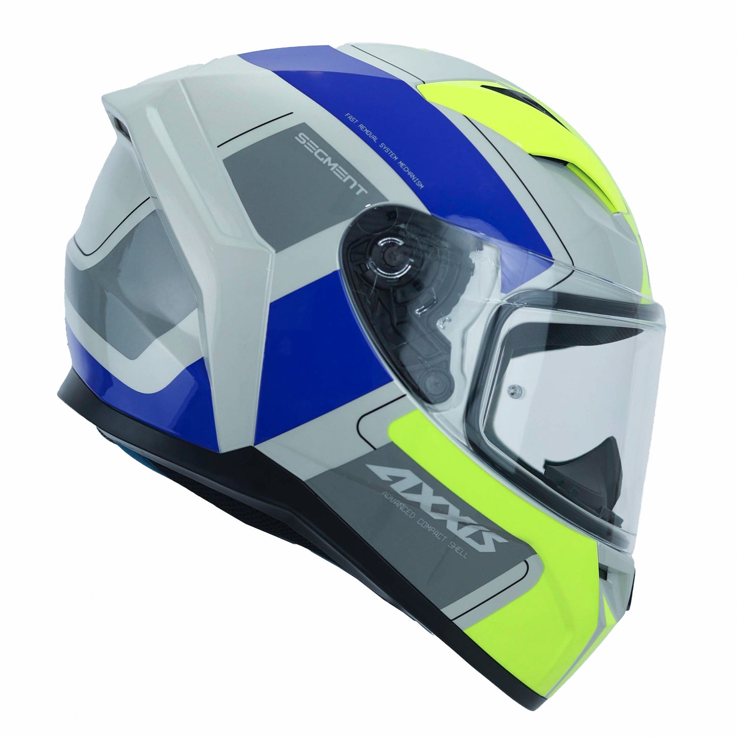 AXXIS FF117B SEGMENT VANTAGE D3 FLUOR HELMET - GLOSS