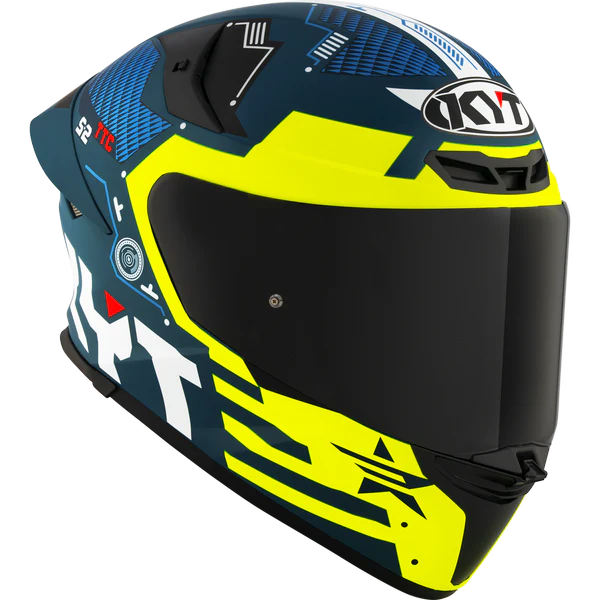 KYT TT REVO  HELMET - FUSELAGE YELLOW MATT