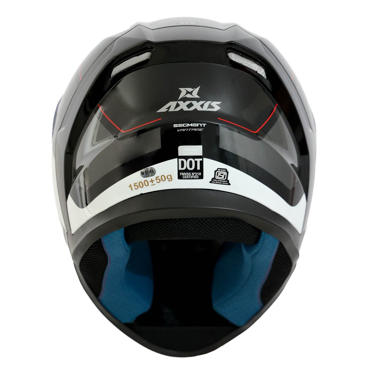 AXXIS FF117B SEGMENT VANTAGE B2 HELMET - GLOSS