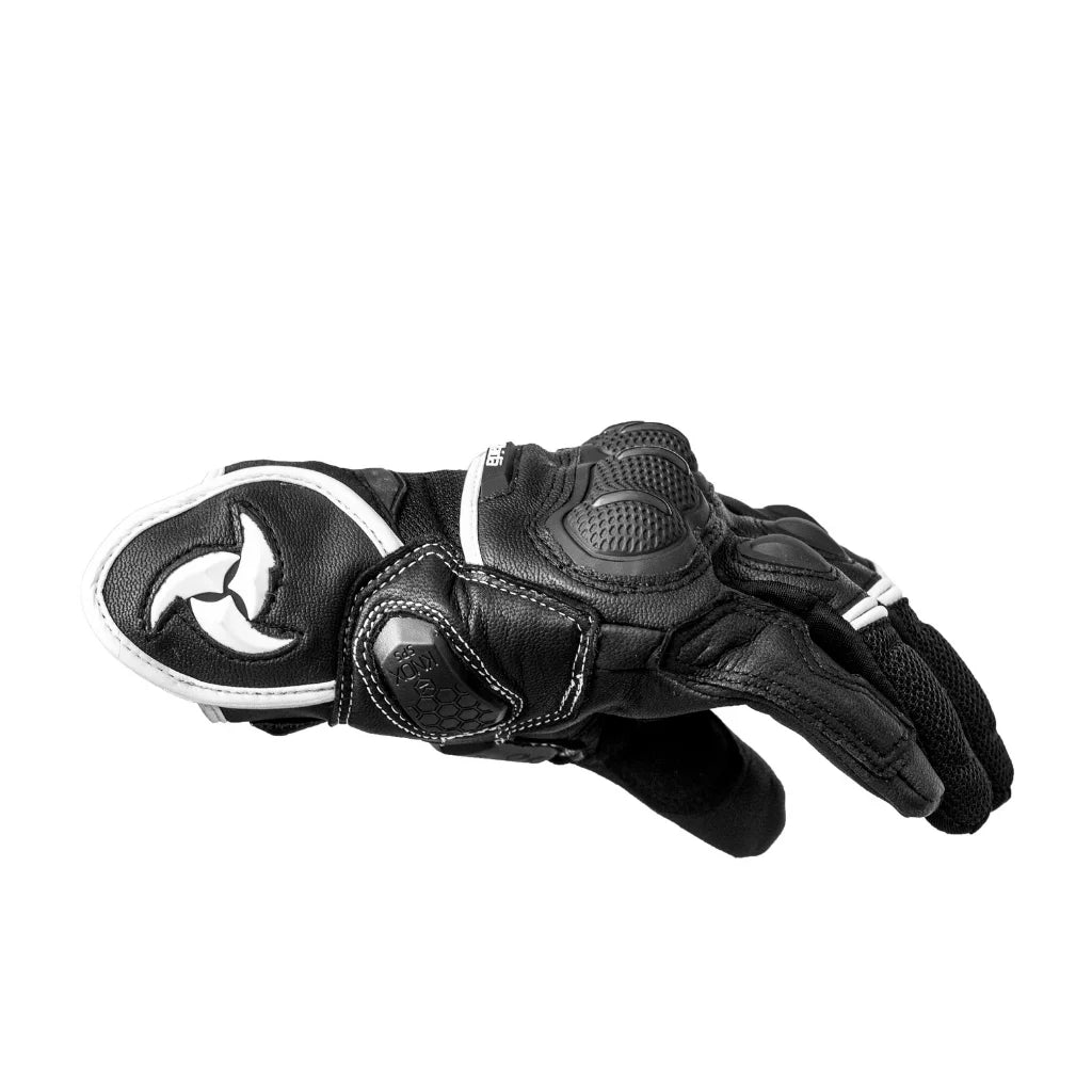 RAIDA AIRWAVE MOTORCYCLE GLOVES | WHITE