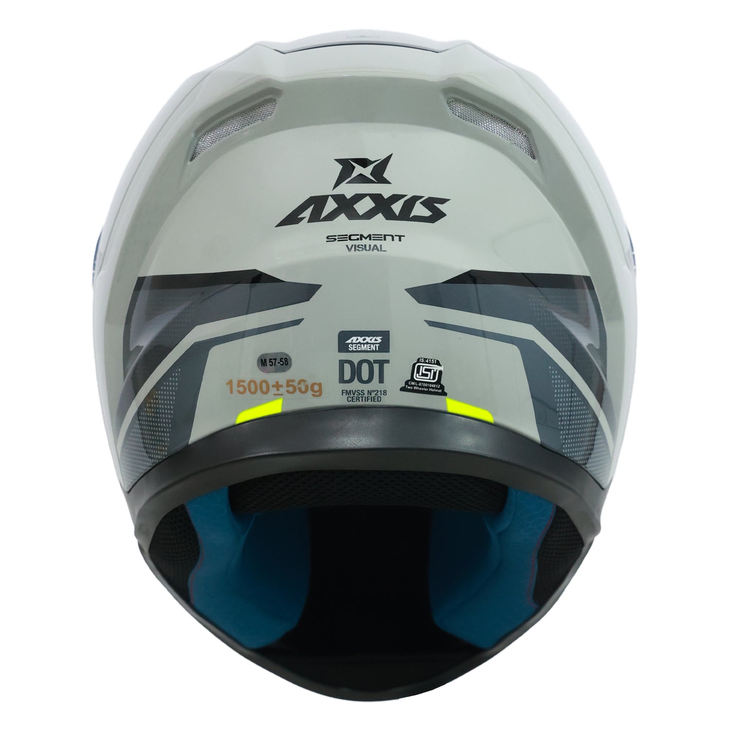 AXXIS FF117B SEGMENT VISUAL C2 HELMET - GLOSS