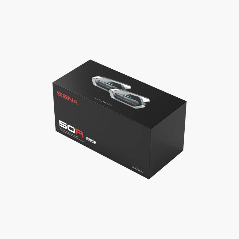 SENA 50R MESH INTERCOM HEADSET WITH PREMIUM SOUND BY HARMAN KARDON DUAL PACK