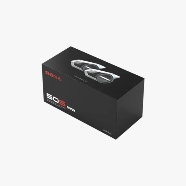 SENA 50S MESH INTERCOM HEADSET WITH PREMIUM SOUND BY HARMAN KARDON DUAL PACK