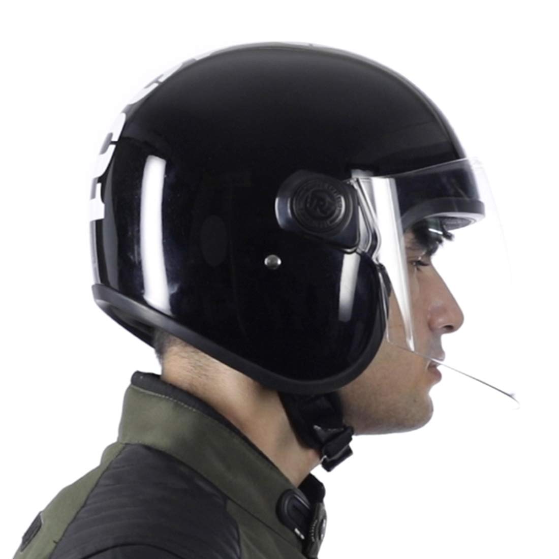 ROYAL ENFIELD OPEN FACE MLG - GLOSS BLACK