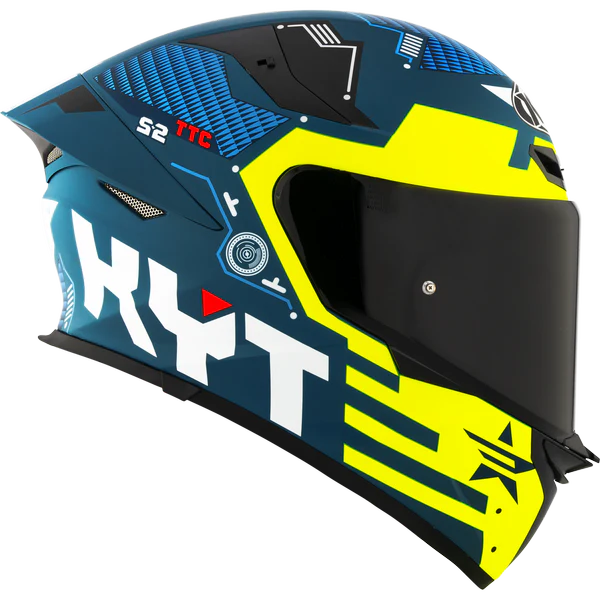 KYT TT REVO  HELMET - FUSELAGE YELLOW MATT