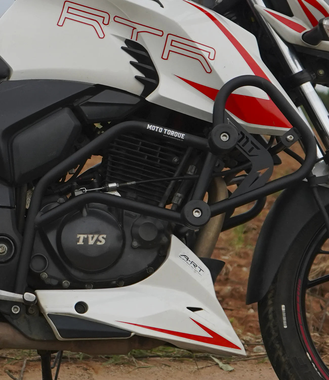 MOTO TORQUE TVS APACHE RTR 200 4v CRASH GUARD