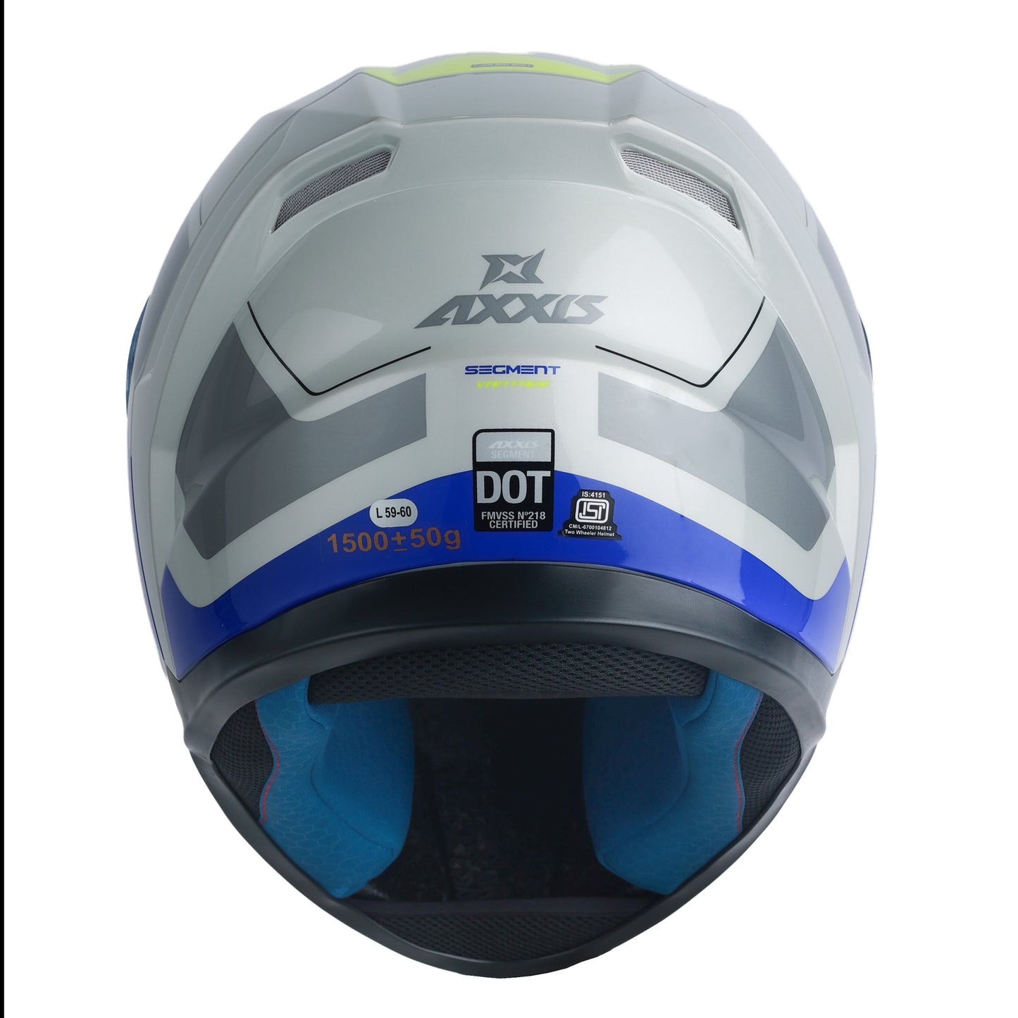 AXXIS FF117B SEGMENT VANTAGE D3 FLUOR HELMET - GLOSS