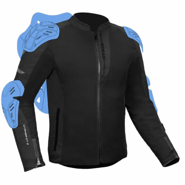 RYNOX CYPHER GT2 RIDING JACKET - BLACK