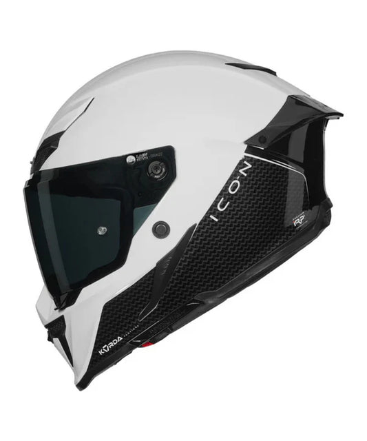 KORDA ICON SOLID DUO HELMET - GLOSS WHITE