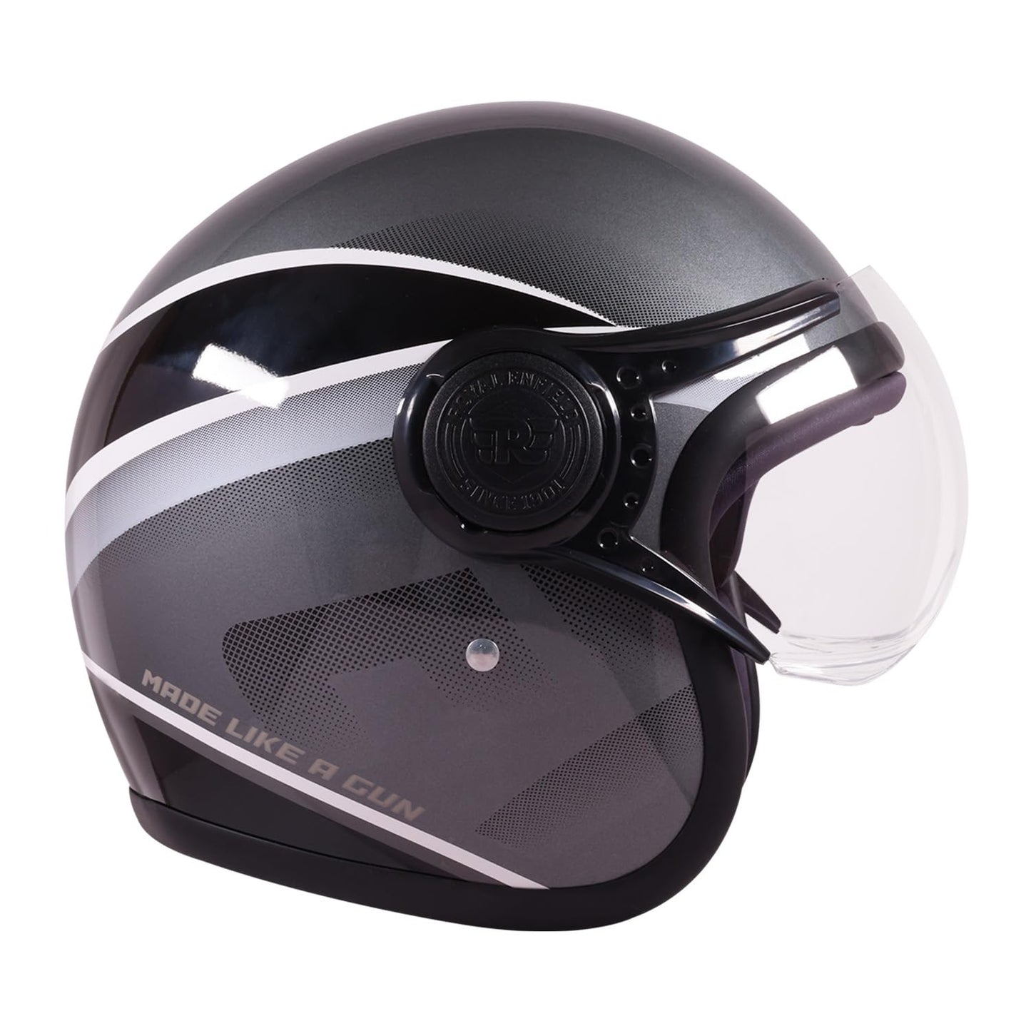 ROYAL ENFIELD HELMET JET OF SONIC GREY