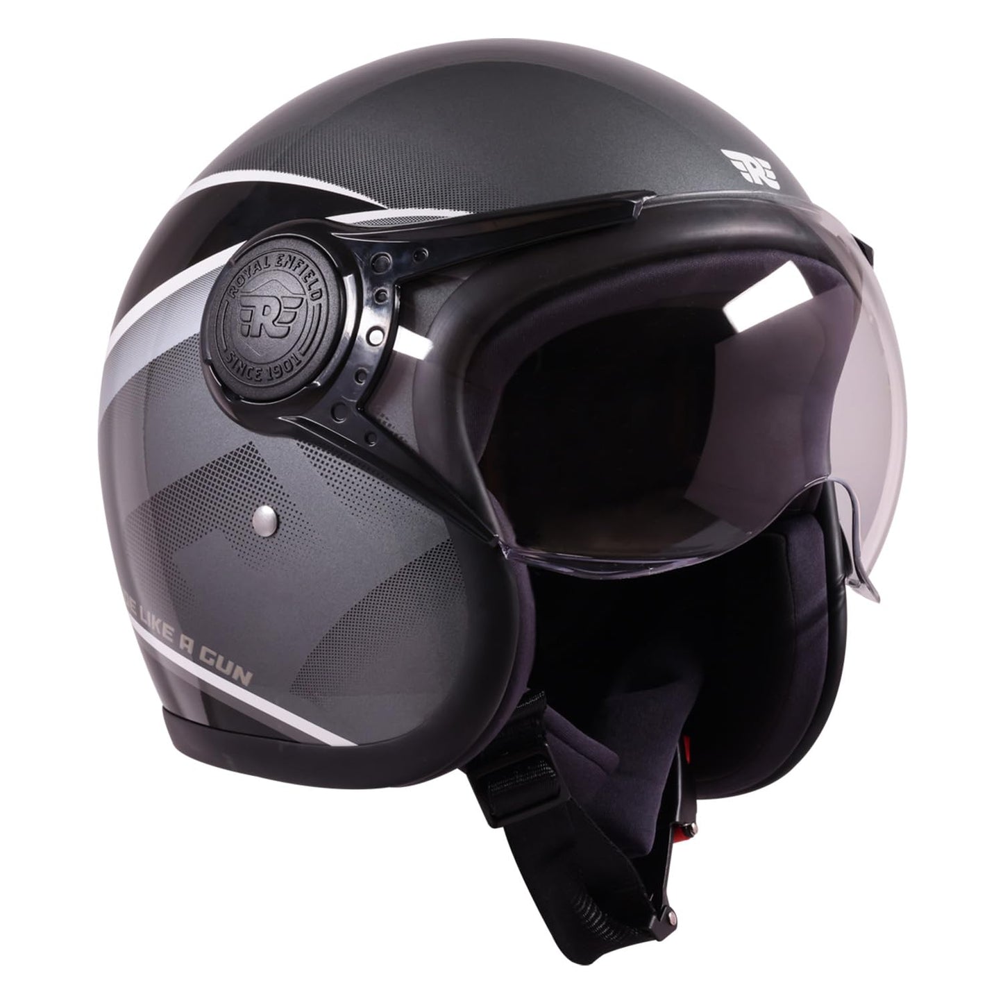 ROYAL ENFIELD HELMET JET OF SONIC GREY
