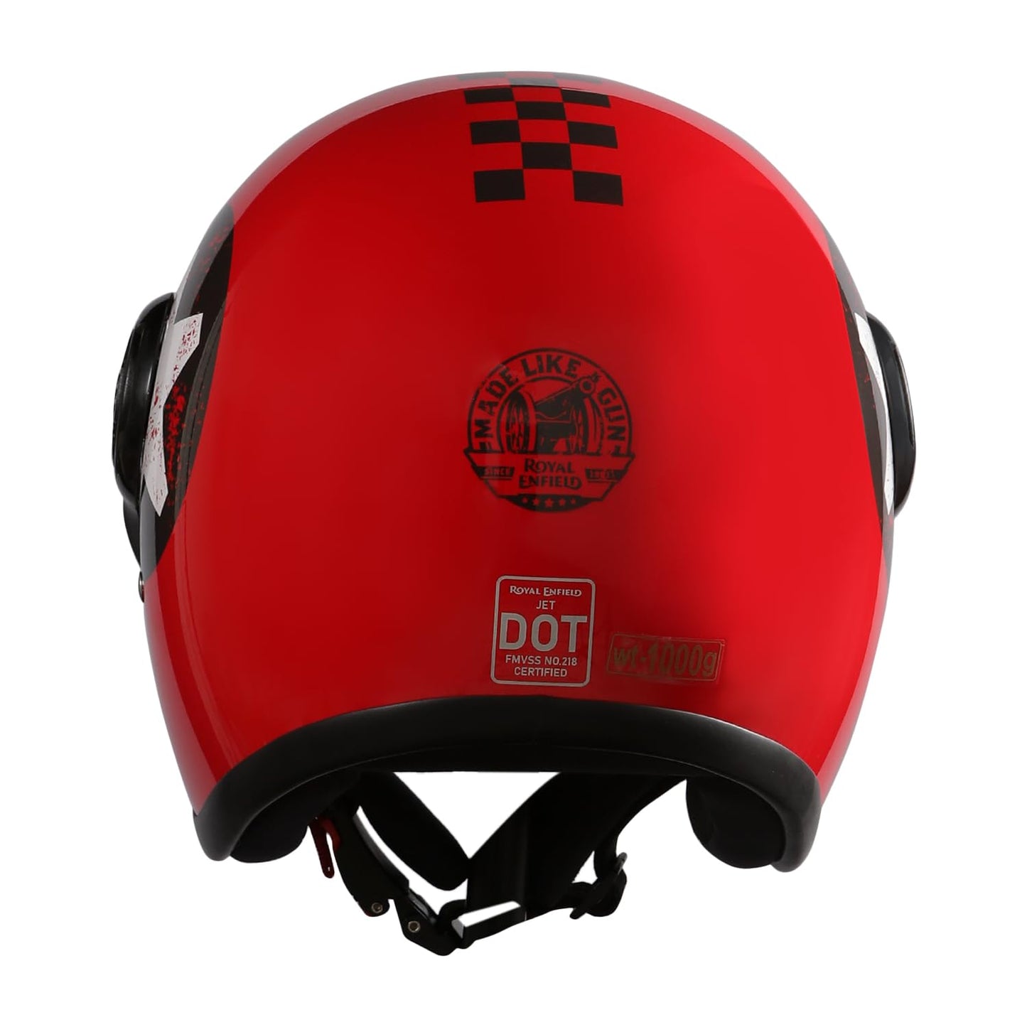 ROYAL ENFIELD JET MLG OPEN FACE HELMET - RED