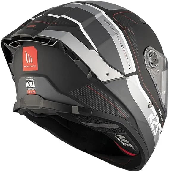 MT THUNDER 4 SV R25 B2 SOLID HELMET - GLOSS BLACK GREY