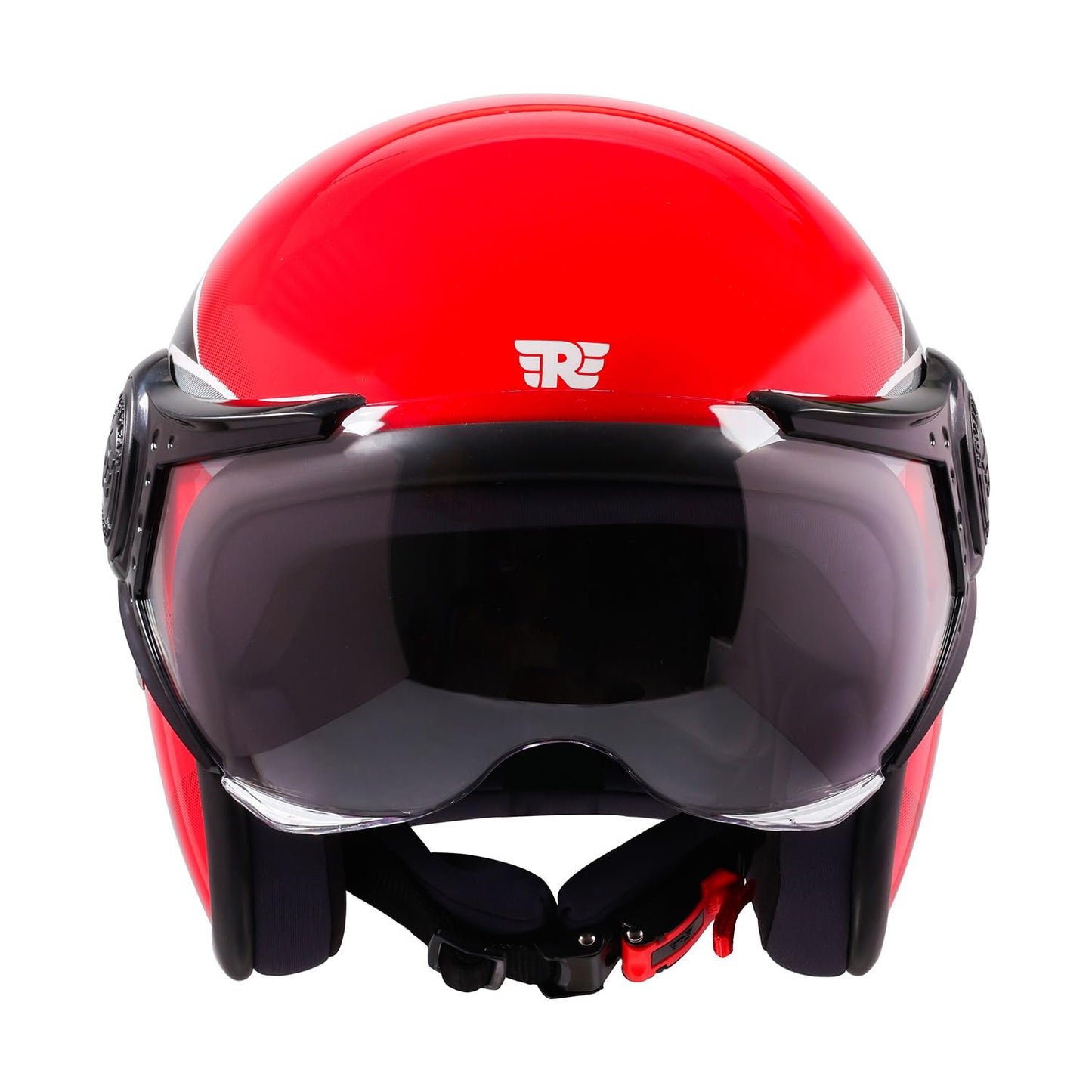 ROYAL ENFIELD HELMET JET OF SONIC RED