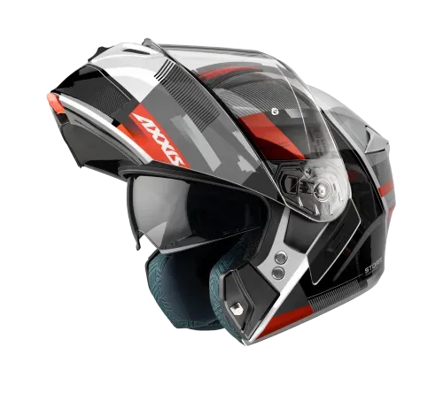 AXXIS STORM SV GRIP A5 RED GLOSS