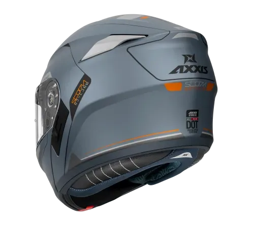 AXXIS STORM SV GENUINE C2 GREY ORANGE MATT