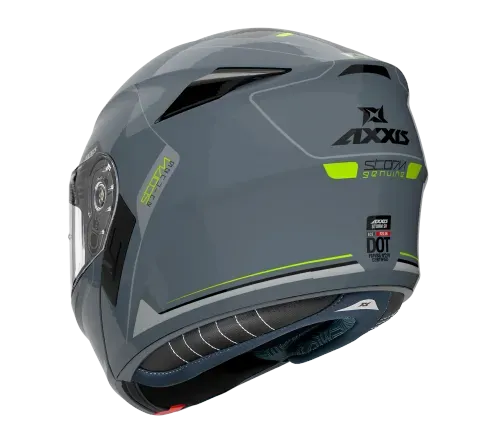 AXXIS STORM SV GENUINE C12 GREY GREEN MATT