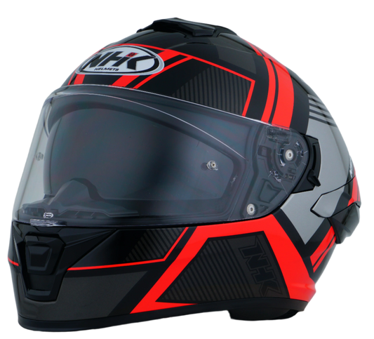 NHK K5R FADER BLACK AND RED HELMET