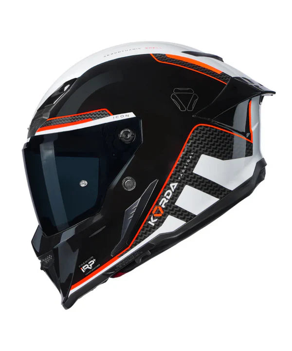 KORDA ICON TOKIO HELMET - GLOSS WHITE RED