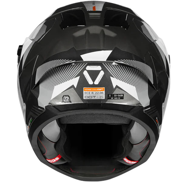 KORDA SONIC GP BRAVE HELMET - GLOSS GREY
