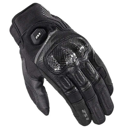 LS2 ATOM GLOVES - BLACK
