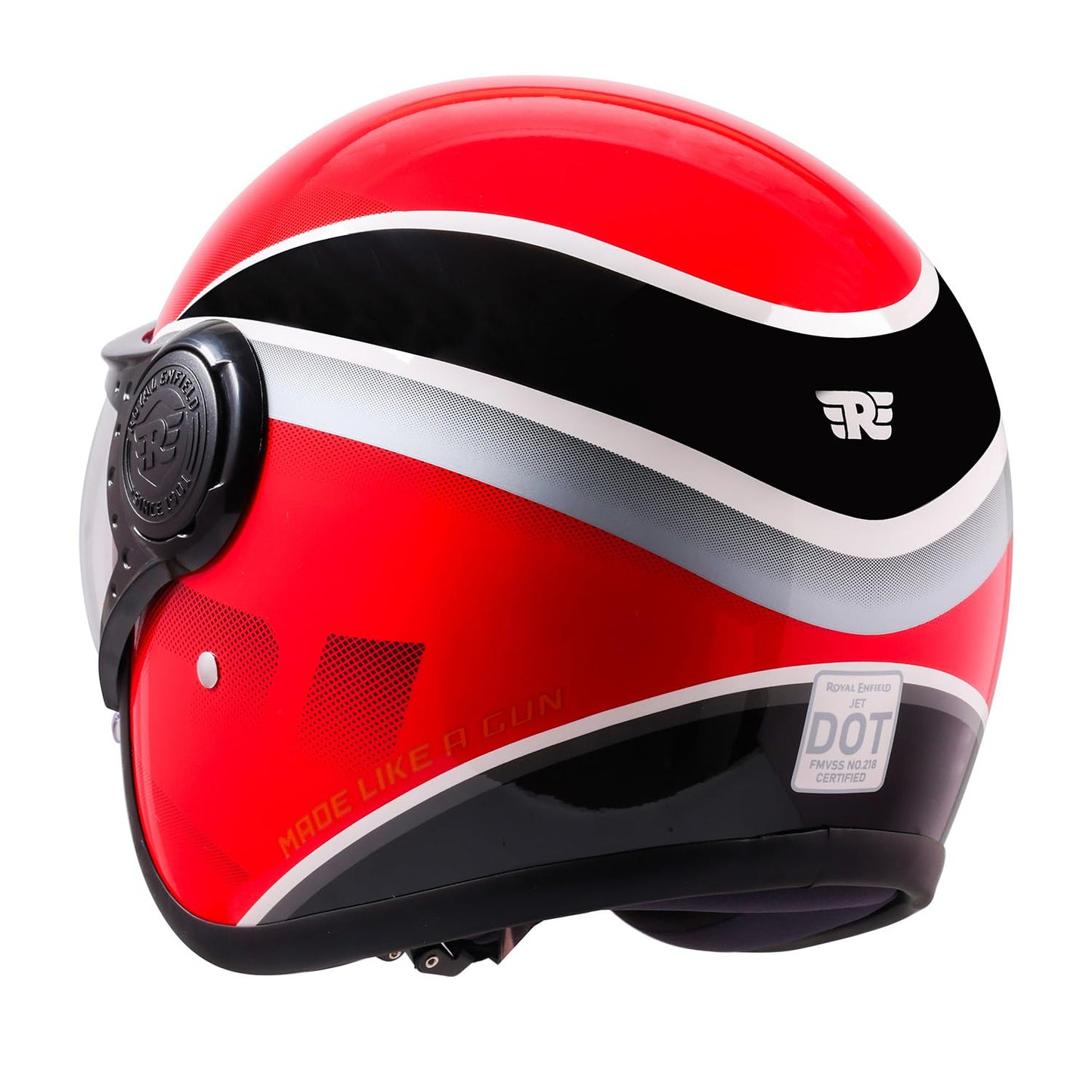 ROYAL ENFIELD HELMET JET OF SONIC RED