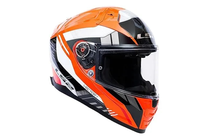 LS2 FF811 VECTOR HELMET - STYLUS GLOSS FLUO ORANGE BLACK