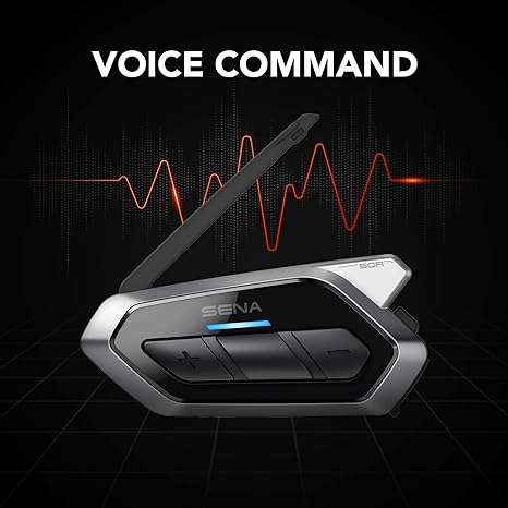 SENA 50R MESH INTERCOM HEADSET WITH PREMIUM SOUND BY HARMAN KARDON SINGLE PACK