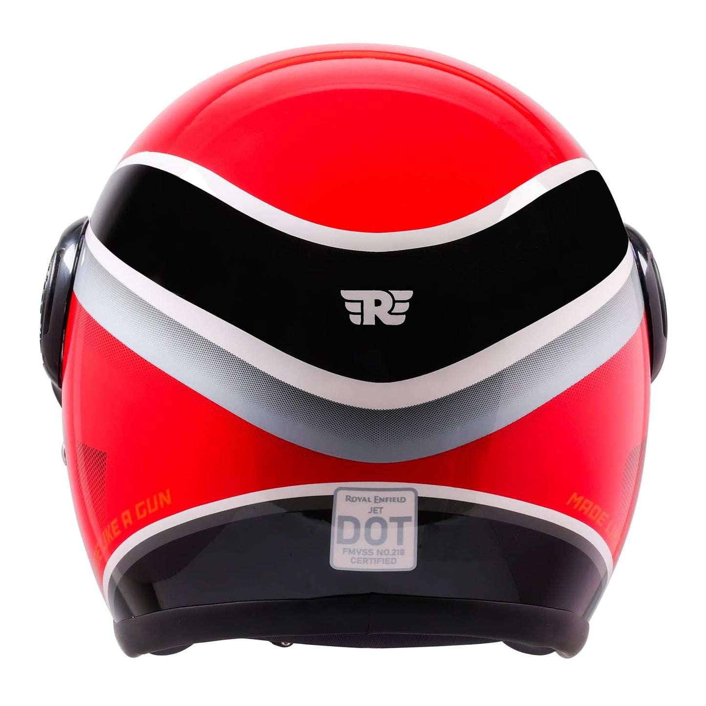 ROYAL ENFIELD HELMET JET OF SONIC RED