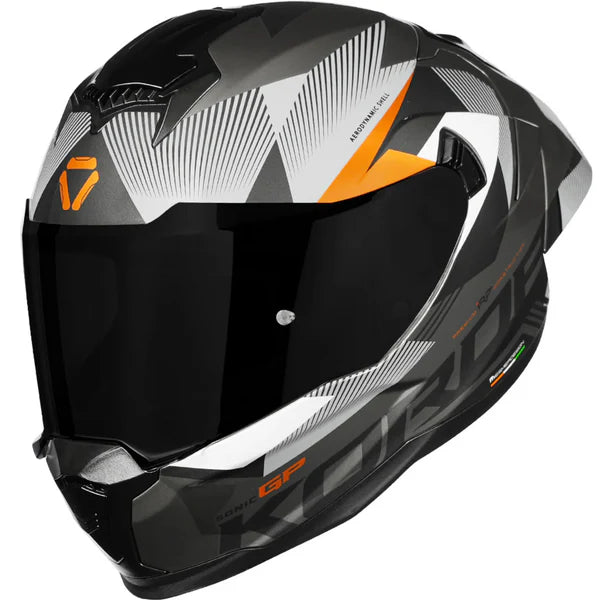 KORDA SONIC GP BRAVE HELMET - GLOSS GREY