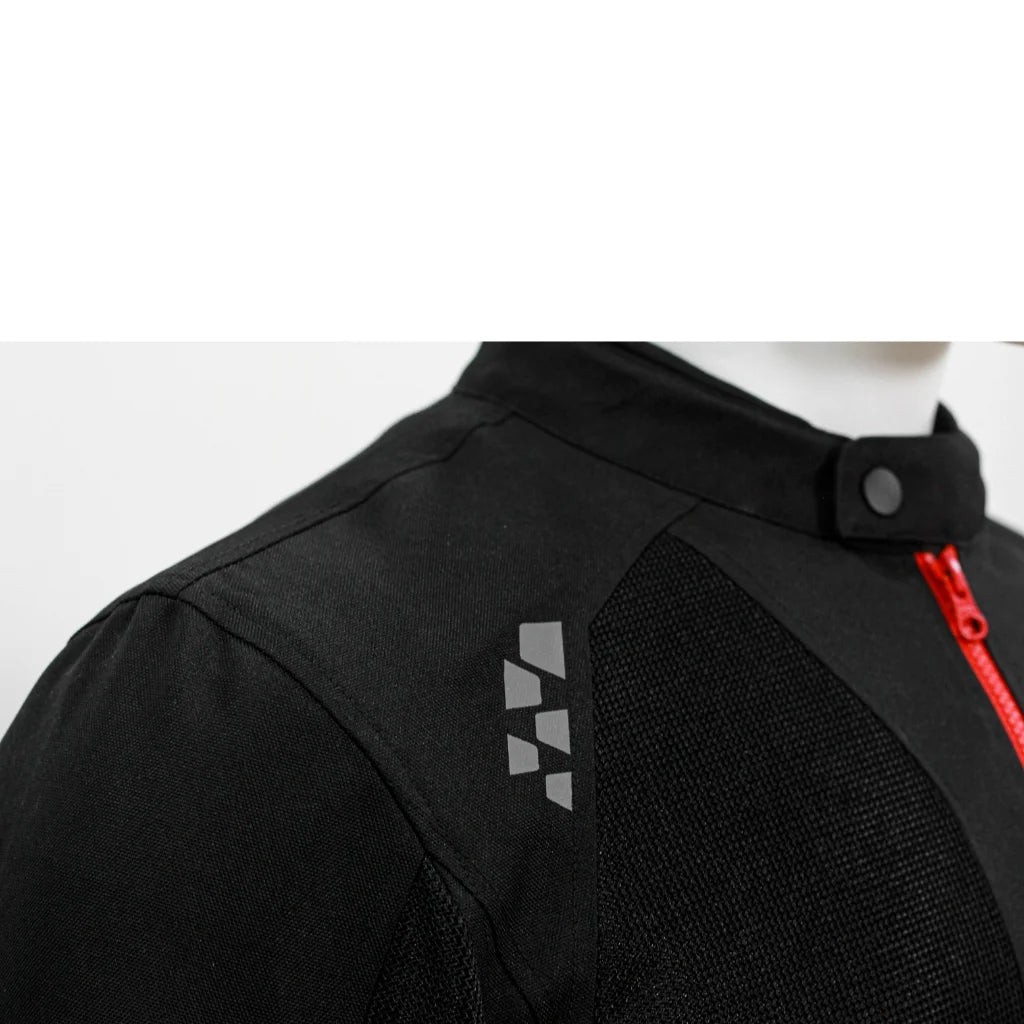 RAIDA BOLT MOTORCYCLE JACKET | RED