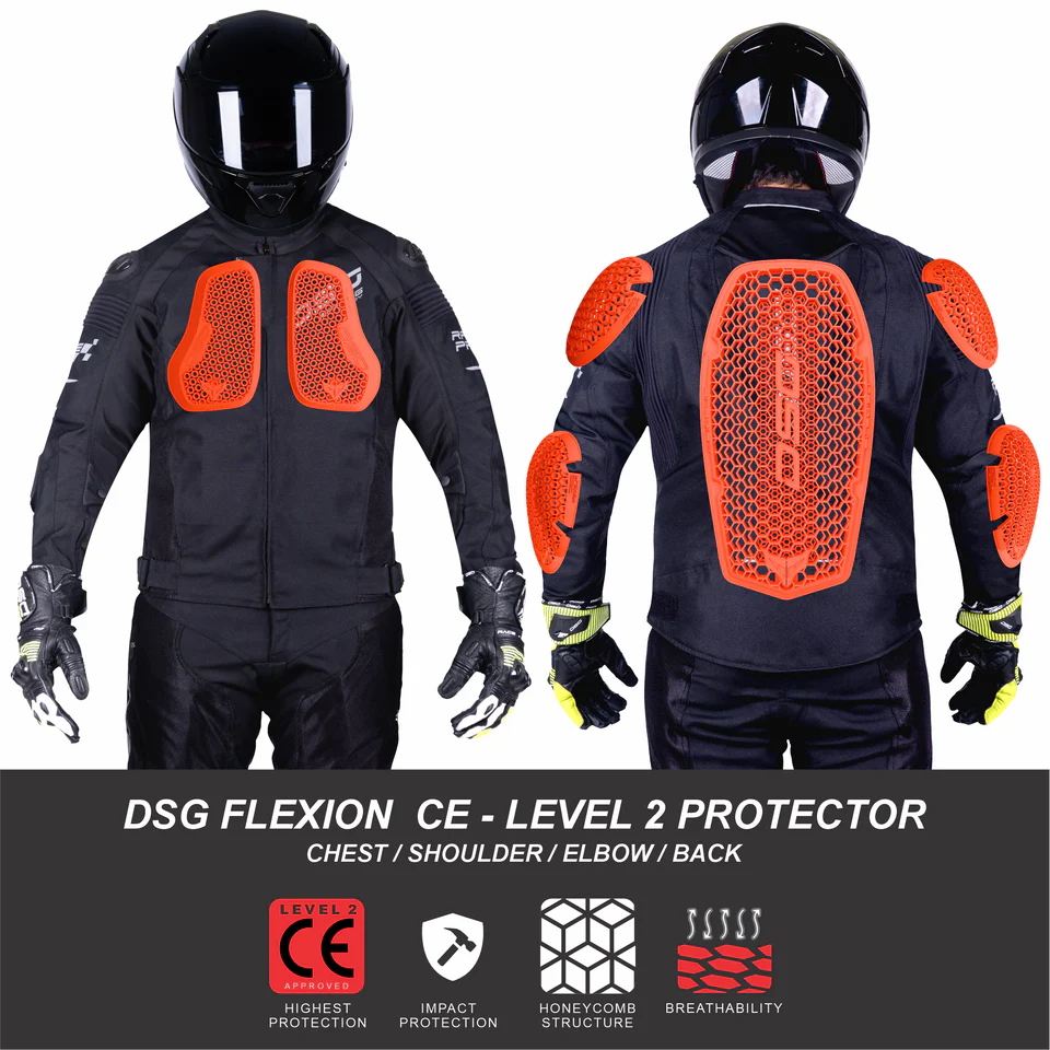 DSG RACE PRO V2 RIDING JACKET - BLACK