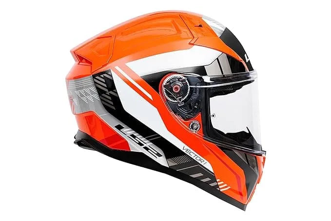 LS2 FF811 VECTOR HELMET - STYLUS GLOSS FLUO ORANGE BLACK