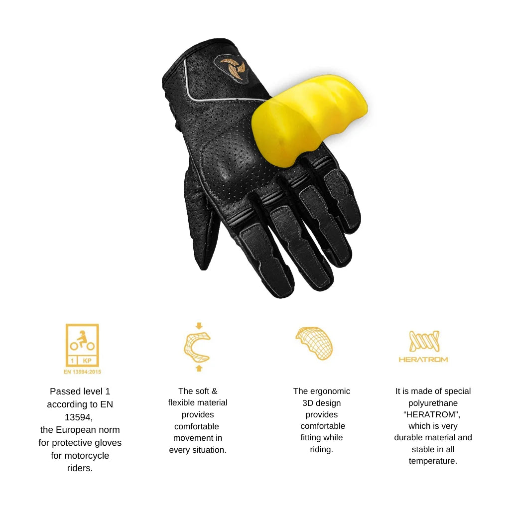 RAIDA CRUISEPRO II GLOVES | BLACK